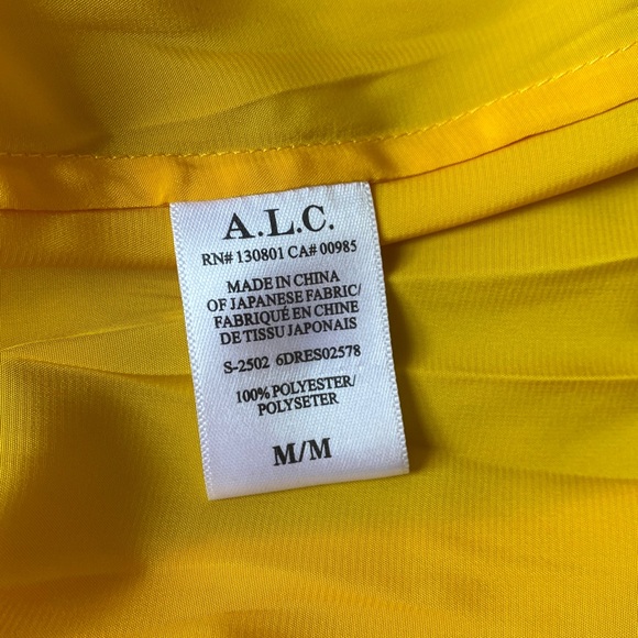 ALC Meredith midi dress in mango NWT - Picture 12 of 17